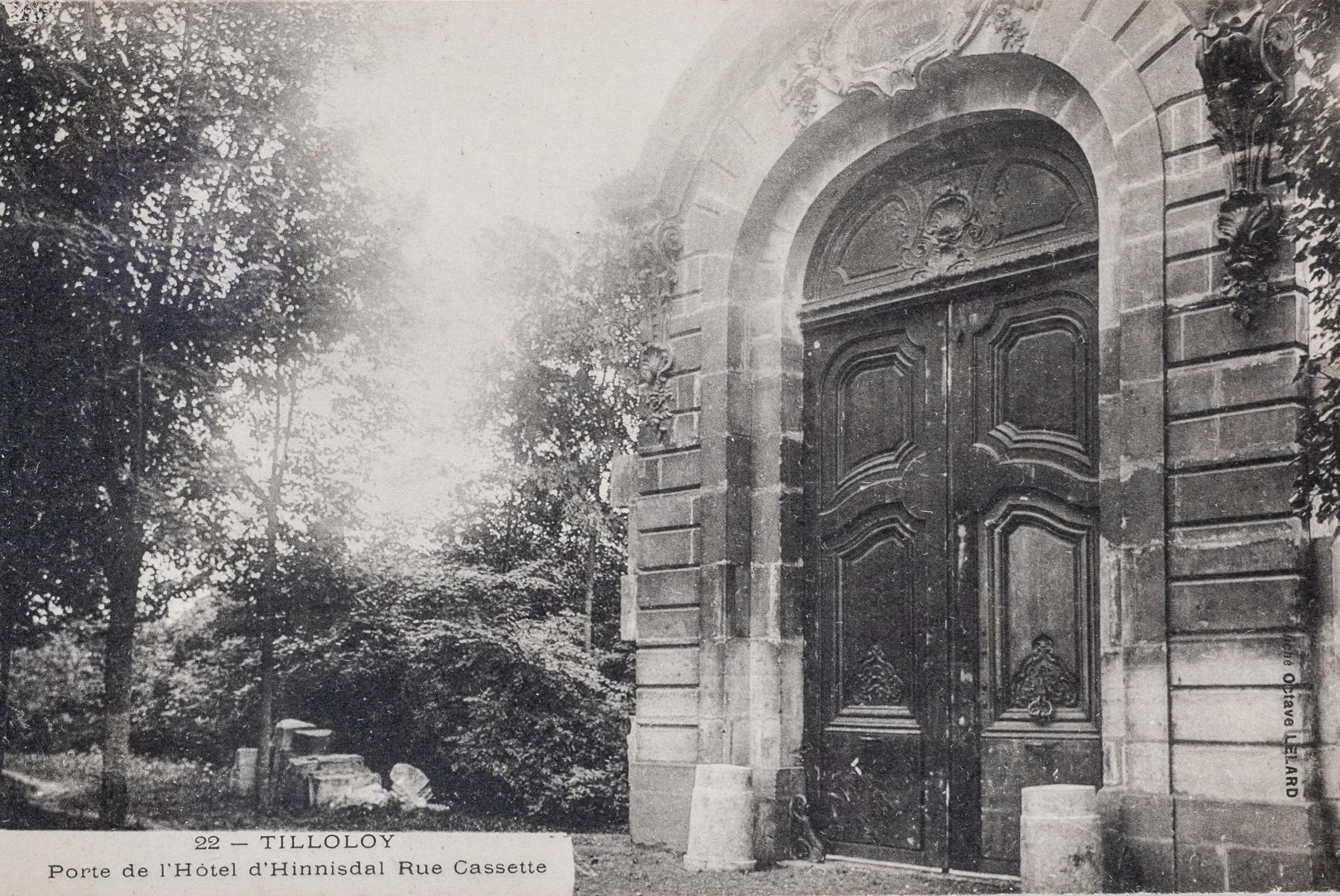Portail de l'hôtel d'Hinnisdal
