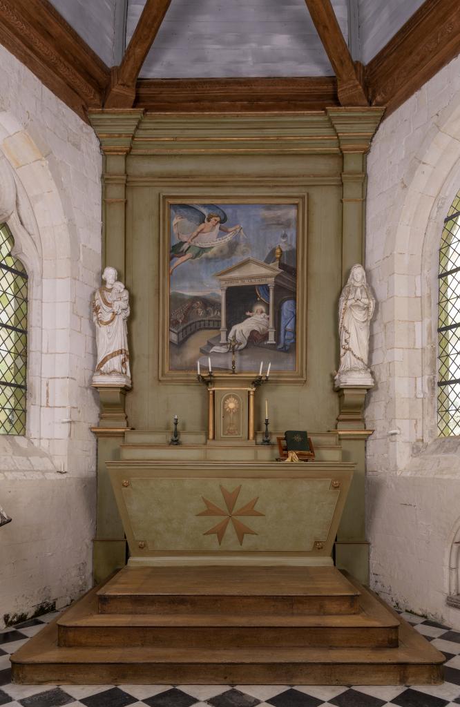 Le mobilier de l'église Notre-Dame de Choqueuse-les-Bénards