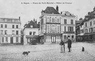 Place Aristide-Briand, côté ouest. Avant 1914 (AP).