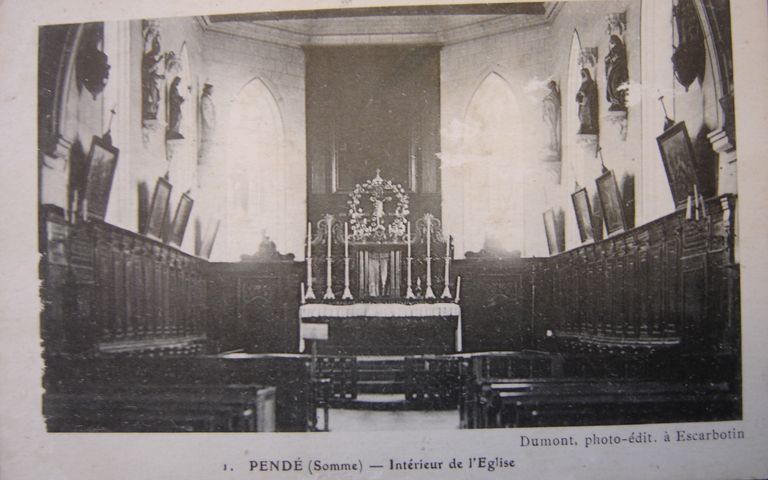 Eglise paroissiale et cimetière Saint-Martin de Pendé