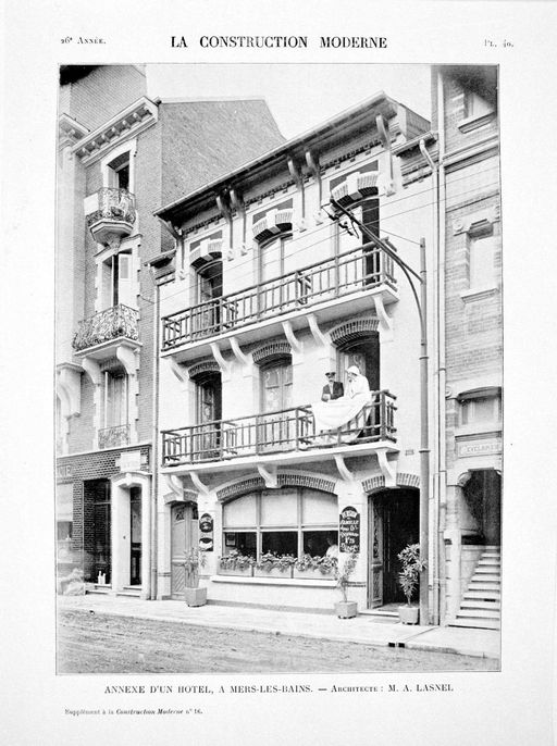 Ancienne annexe d'hôtel de tourisme (pension de famille) à Mers-les-Bains