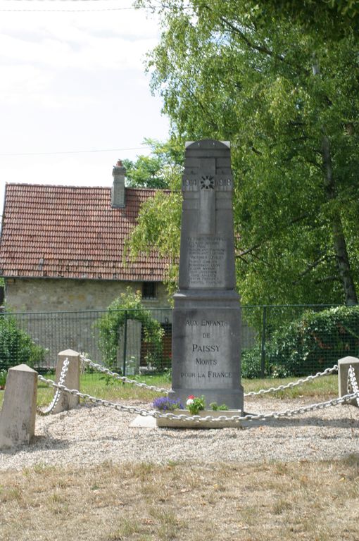 Monument aux morts de Paissy