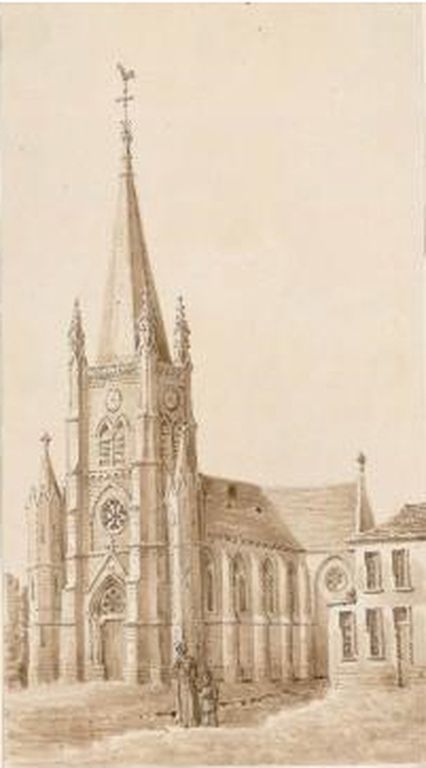 Église paroissiale Saint-Georges et ancien cimetière de Ribeaucourt