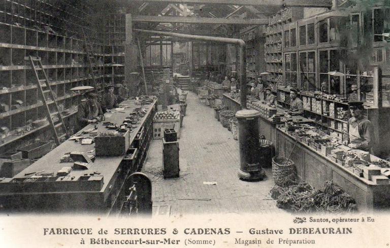 Fabrique de serrures et de cadenas Roy-Catois, puis Debeaurain, puis Quesdeville