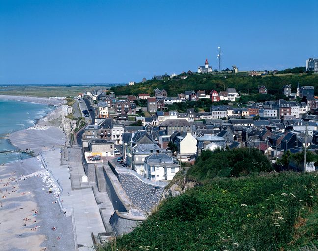 Le quartier et la station balnéaire du Bourg-d'Ault