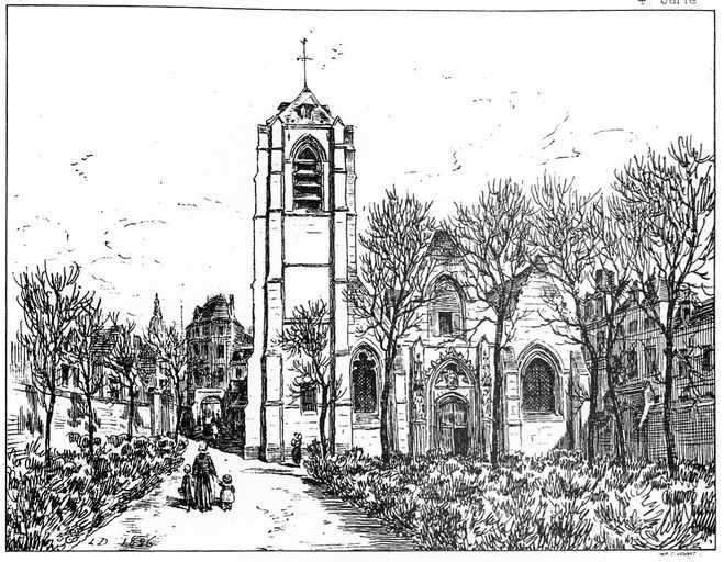 Eglise paroissiale et ancien cimetière Saint-Jacques d'Amiens