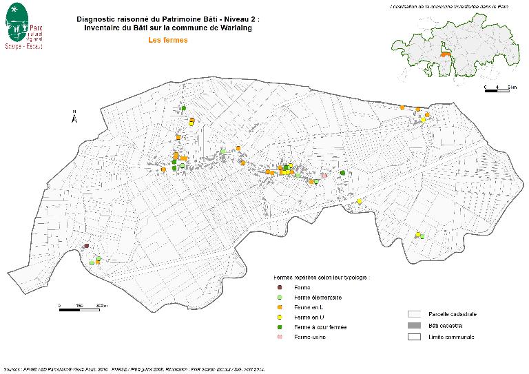 Le territoire communal de Warlaing