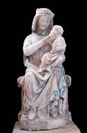 Statue (petite nature) : Vierge à l'Enfant dite Notre-Dame-de-Bonne-Mort