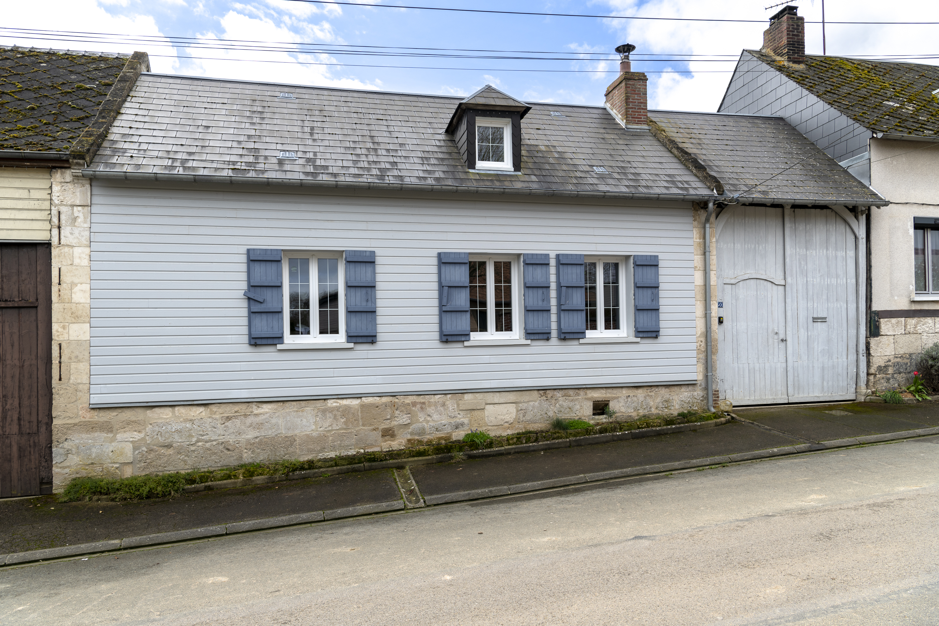 L'habitat du village de Bonneuil-les-Eaux