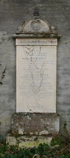 Tombeau (stèle funéraire) de la famille Lambert-Pauchet