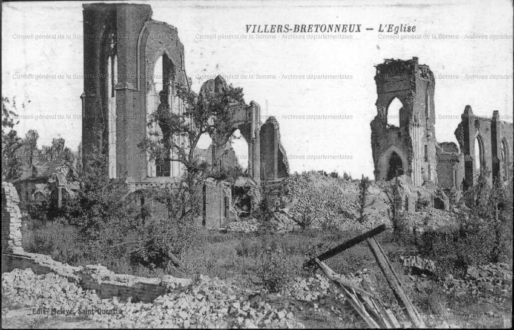 Eglise paroissiale de la Nativité de Saint-Jean-Baptiste à Villers-Bretonneux