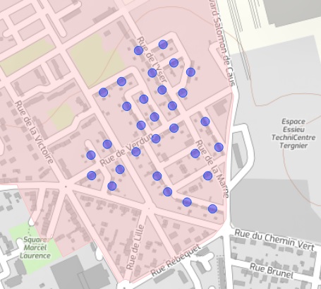 Les habitations de la nouvelle cité des cheminots de Tergnier (1956-1958)