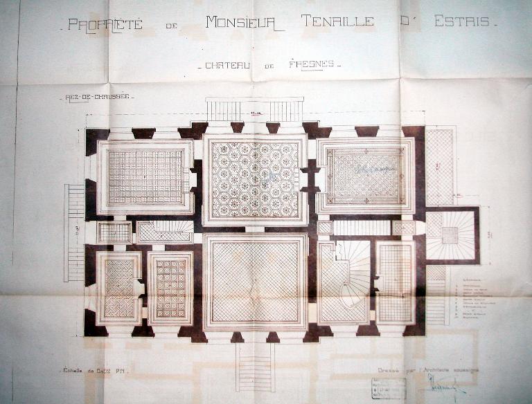 Demeure, dite château de Fresnes à Fresnes-Mazancourt