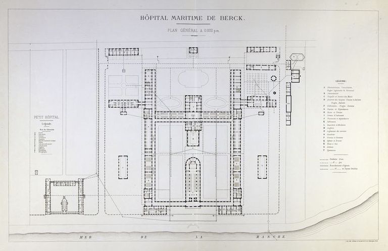 hôpital marin dit hôpital Napoléon, puis grand hôpital maritime