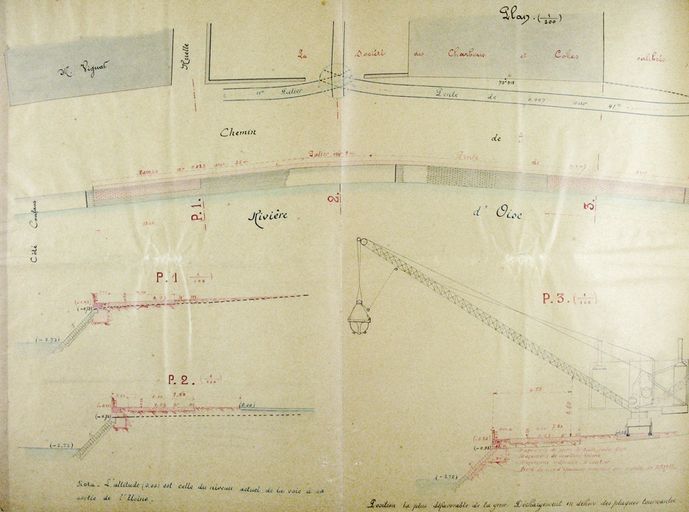 Ancienne usine de préparation de produit minéral (usine de briquettes) de la Société des Charbons et Cokes Calibrés, puis fonderie de zinc Vignal, puis fonderie de fer Sirmétal, puis tréfilerie (usine de ressorts)