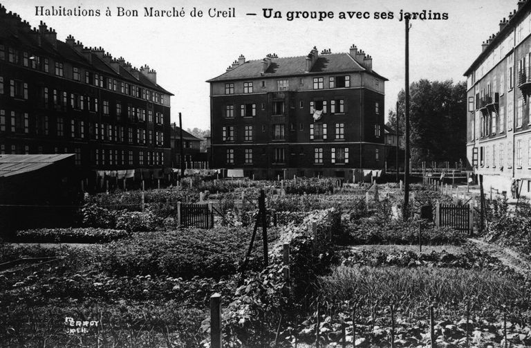 Cité HBM Jean-Jaurès, dite cité de la Lingerie à Creil