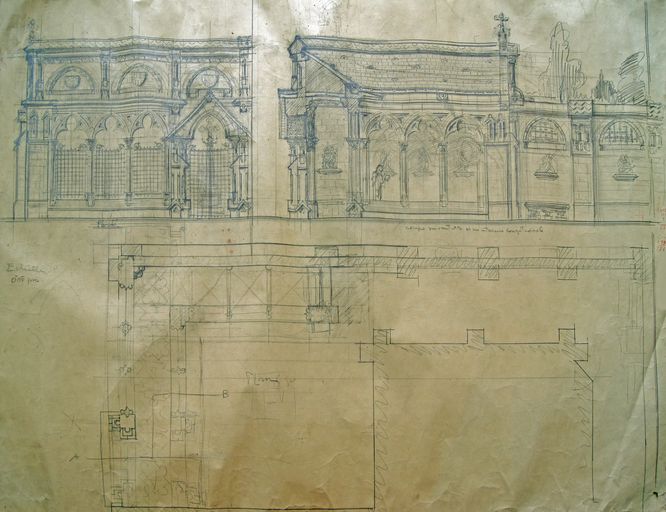 Clôture de l'enclos funéraire de la famille de Berny