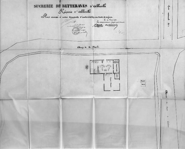 Ancienne sucrerie dite Société des anciennes sucreries de la Cie de Fives Lille, puis Société des Raffineries Say, puis Béghin Say (vestiges)