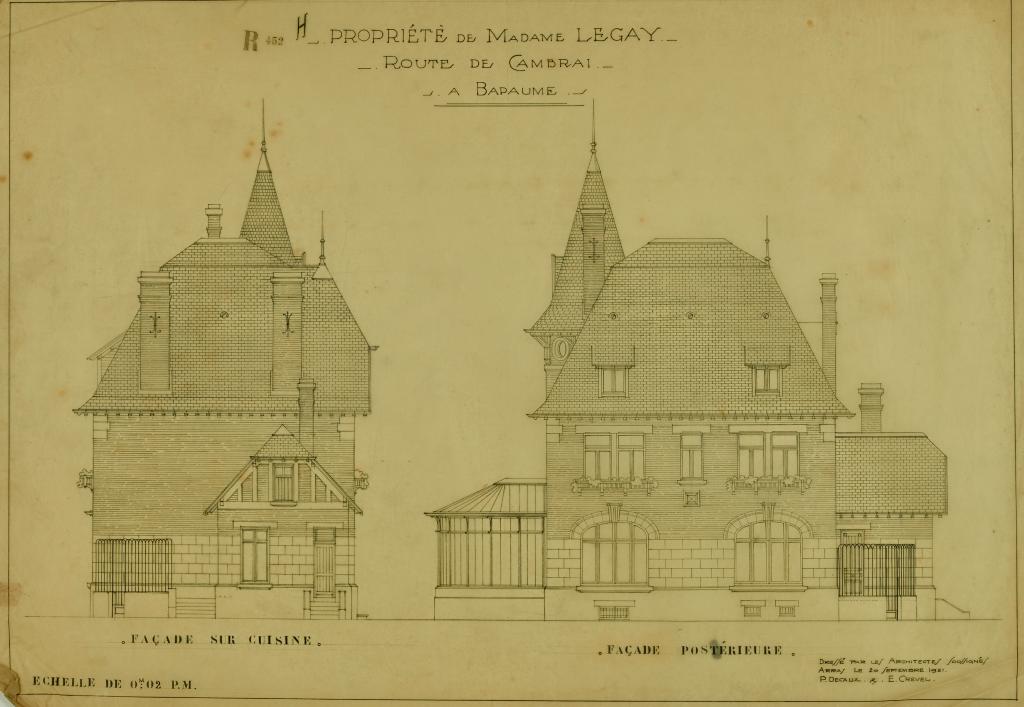 Villa, ancienne propriété de Mme Legay-Carpentier appelée Chalet Legay