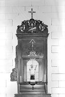 Ensemble de l'autel secondaire de saint Laurent