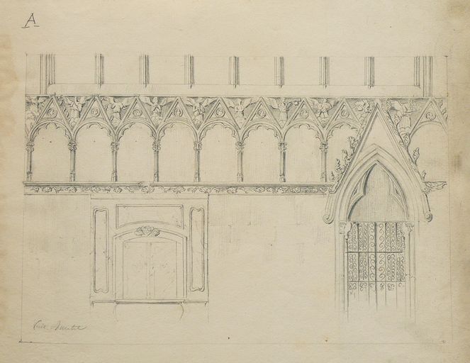 Suite des quinze reliefs (détruits) de la clôture de choeur : Apostolat et martyre de saint Quentin, invention et culte de ses reliques (première série)