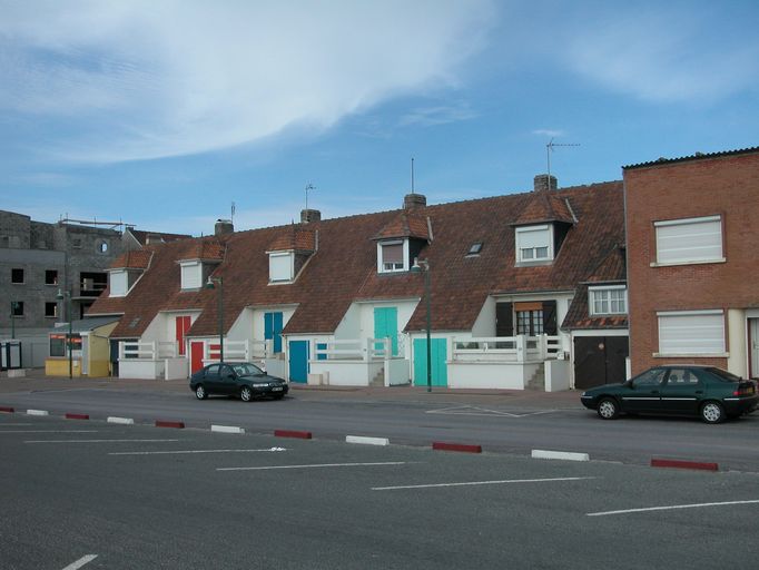 Le front de mer de la station balnéaire de Quend-Plage