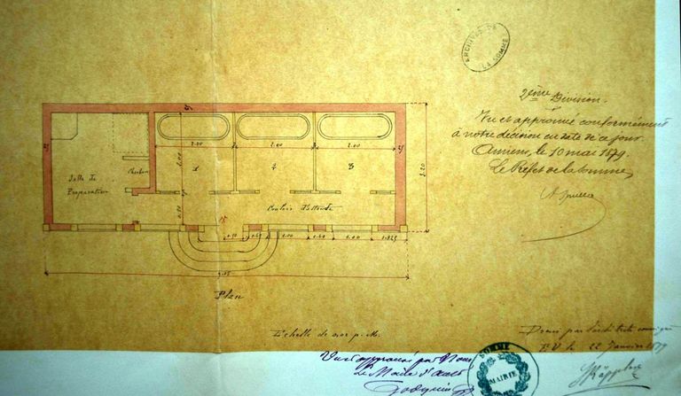 Ancien établissement communal de bains chauds du Bourg-d'Ault (détruit)