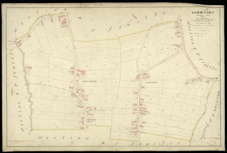 Le territoire communal de Gommegnies