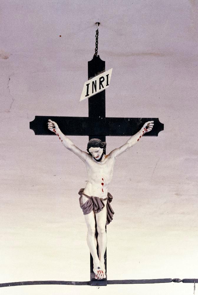 Croix de sacristie : Christ en croix