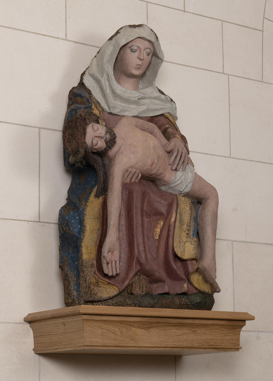 Groupe sculpté (petite nature) : Vierge de Pitié