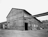 Atelier de fabrication, en 1988 : flanc est.