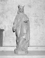 Statue (petite nature) : sainte Ide de Lorraine