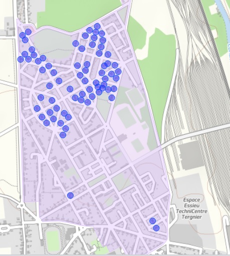 Les habitations de la cité-jardin de la Compagnie des Chemins de fer du Nord en 1920