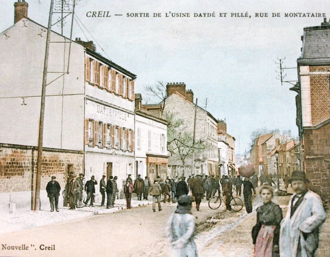 Ancienne usine de petite métallurgie (fabrique de limes) Mauroy, puis usine de construction mécanique, dite Ateliers de construction de Creil, puis Daydé-Pillé, actuellement pépinière d'entreprises