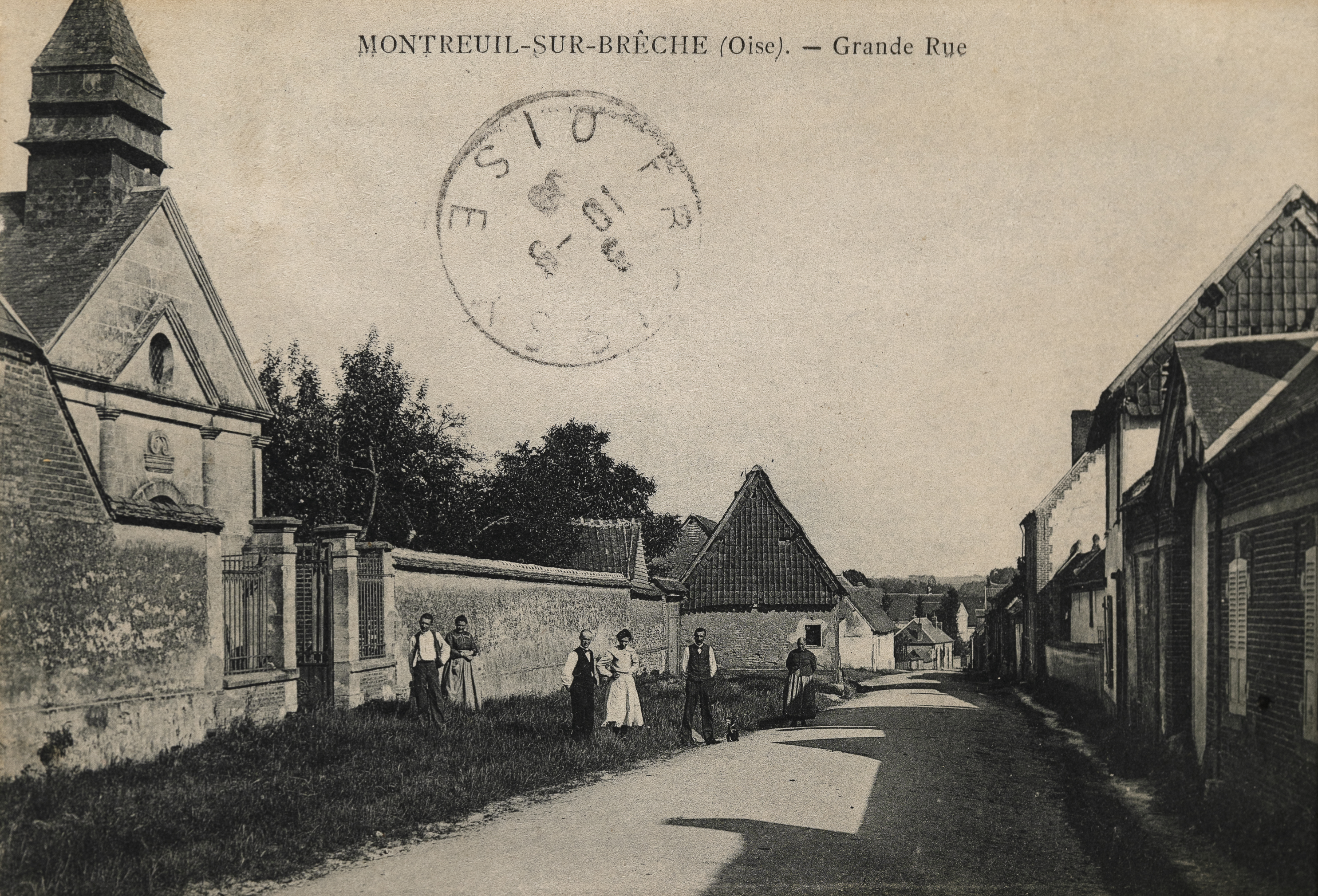 Le village de Montreuil-sur-Brêche