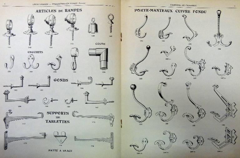 Ancienne serrurerie Parise, puis Lacotte et fonderie Caron, devenue usine de petite métallurgie Lecat Porion, aujourd'hui Atelier de Bobinage du Vimeu