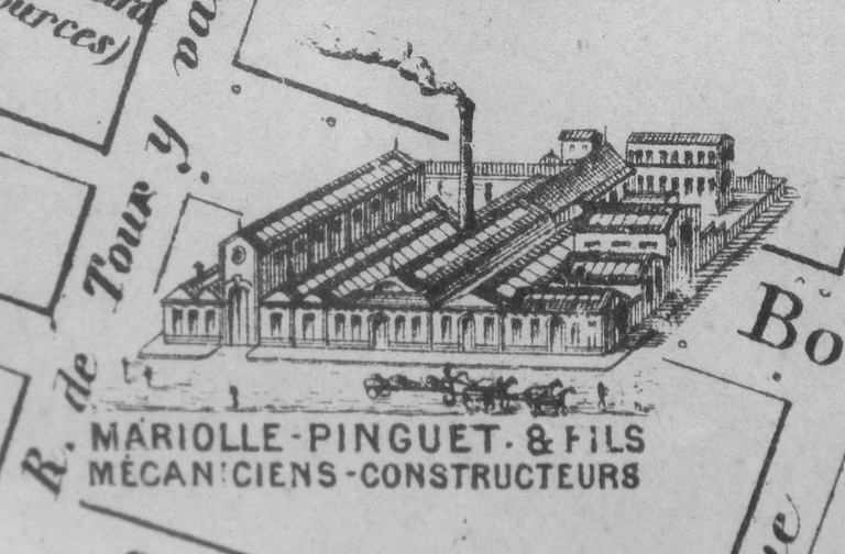 Ancienne usine de construction mécanique Théodore Schreiber, puis Victor Daix, usine de chaudronnerie Henry Mariolle, usine de construction mécanique Emile Boubiéla