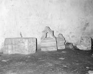 Fragments du portail sud de l'ancienne cathédrale Notre-Dame