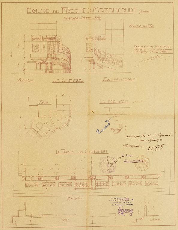 Le mobilier de l'église Saint-Médard de Fresnes-Mazancourt