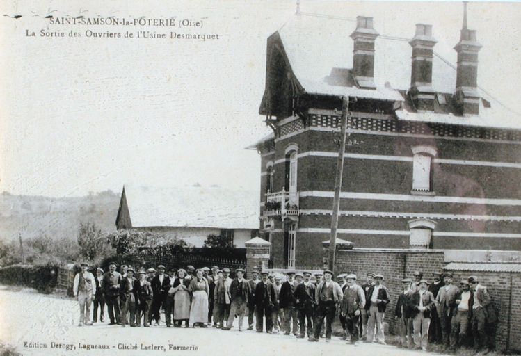 Ancienne briqueterie et usine de poterie Desmarquest, devenue usine de préparation de produits textiles (linière) De Conninck, devenue atelier de chaudronnerie et de mécanique Dubois