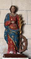 Statue : sainte Catherine
