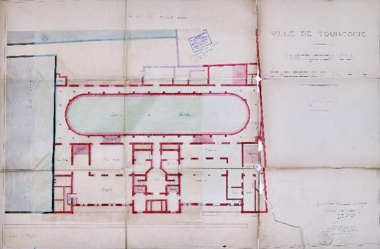Piscine et bains publics, dits école de natation, actuellement Institut du Monde Arabe-Tourcoing