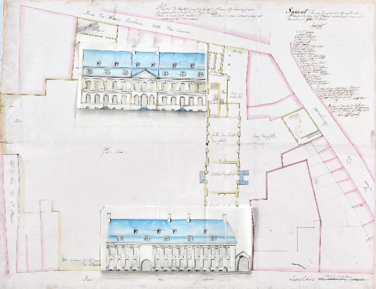 Ancien hôpital général de Saint-omer, dit hôpital général Saint-Louis, puis hospice Saint-Louis (actuellement centre administratif et hôtel de ville)