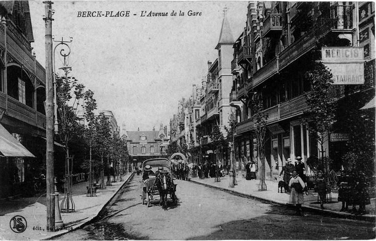 L'avenue de la Gare, actuellement du Général-de Gaulle