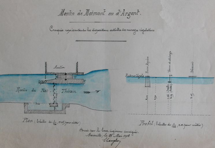 Ancien moulin à farine, dit Moulin d'Argent, devenu scierie Fastrelle, puis Loisel