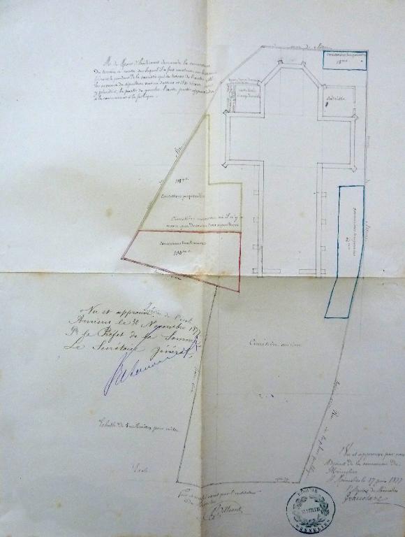 Le cimetière communal de Méneslies