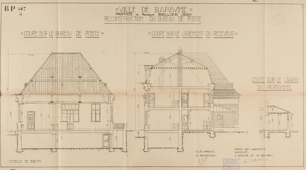 Ancienne poste, actuellement école de musique municipale