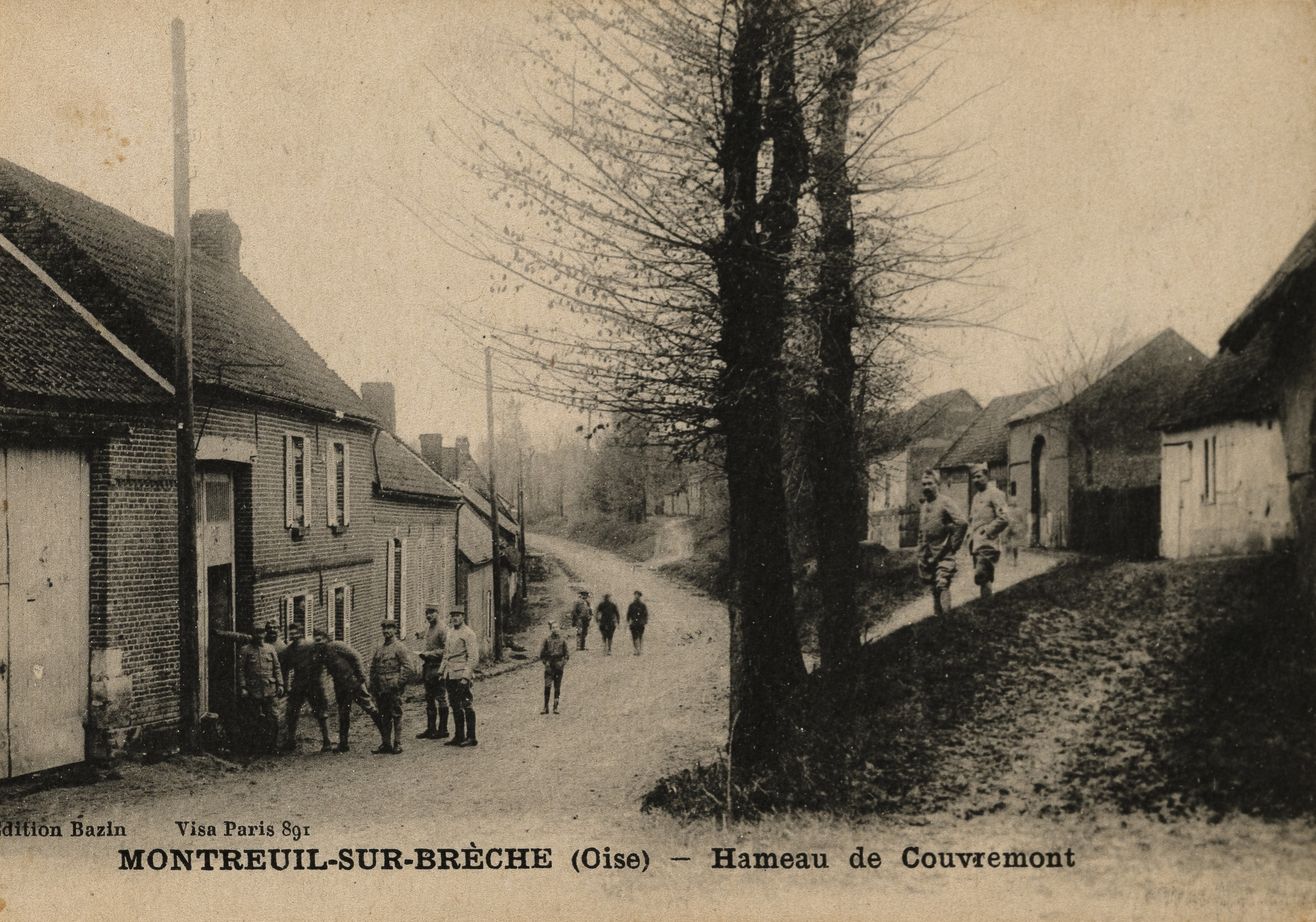 Le village de Montreuil-sur-Brêche