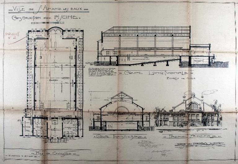 Ancienne piscine et bains douches de Saint-Amand-les-Eaux