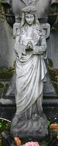 Statue : Vierge du Rosaire en prière